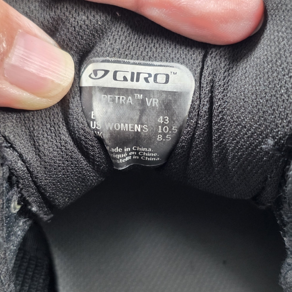 Giro Petra VR Women's Cycling Shoes Black/Wild Lime 10.5 - Picture 13 of 13